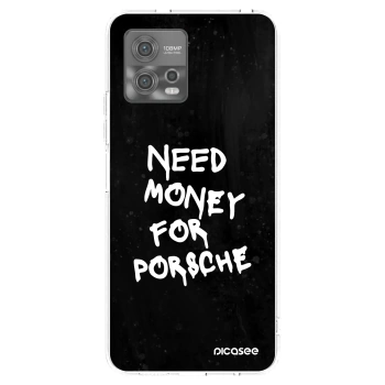 Picasee husă transparentă din silicon pentru Motorola Moto G72 - Black Dollar