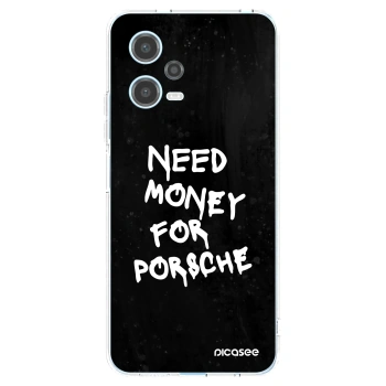 Picasee husă transparentă din silicon pentru Xiaomi Redmi Note 12 5G - Black Dollar
