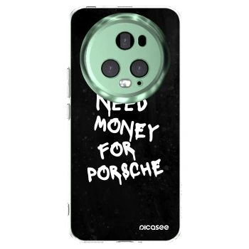 Picasee husă transparentă din silicon pentru Honor Magic5 Pro - Black Dollar