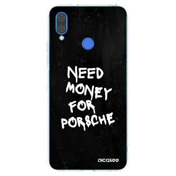 Picasee husă transparentă din silicon pentru Huawei Nova 3i - Black Dollar