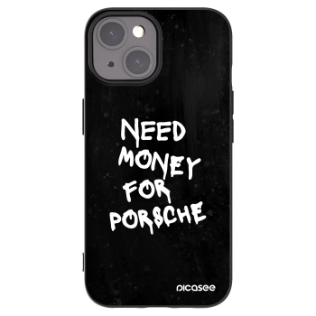 Picasee husă neagră din silicon pentru Apple iPhone 15 - Black Dollar