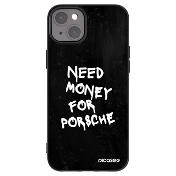Picasee husă neagră din silicon pentru Apple iPhone 15 Plus - Black Dollar