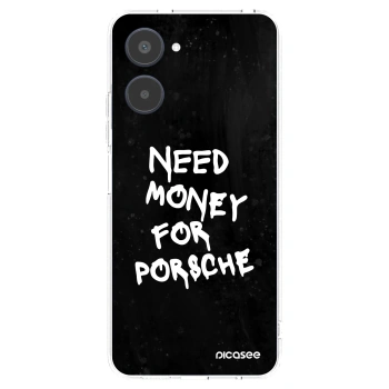 Picasee husă transparentă din silicon pentru Realme 10 4G - Black Dollar
