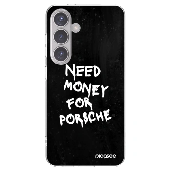 Picasee husă transparentă din silicon pentru Samsung Galaxy S24 S921B 5G - Black Dollar