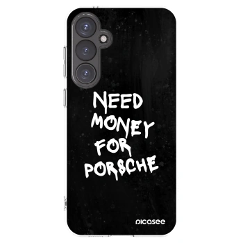 Picasee husă transparentă din silicon pentru Samsung Galaxy S23 FE S711B - Black Dollar