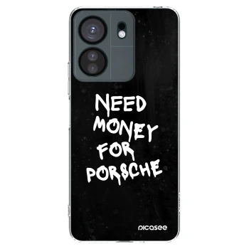 Picasee husă transparentă din silicon pentru Xiaomi Redmi 13C 4G - Black Dollar