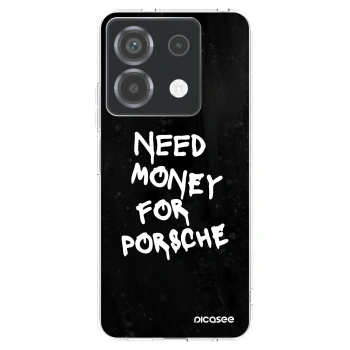 Picasee husă transparentă din silicon pentru Xiaomi Poco X6 - Black Dollar