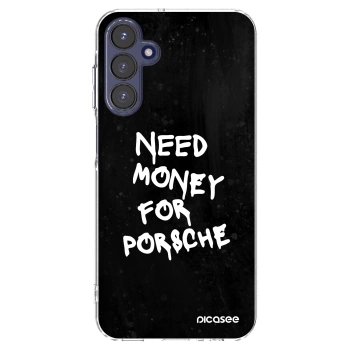 Picasee husă transparentă din silicon pentru Samsung Galaxy A15 A155F 4G - Black Dollar