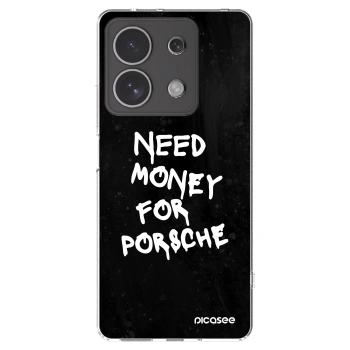 Picasee husă transparentă din silicon pentru Xiaomi Redmi Note 13 4G - Black Dollar