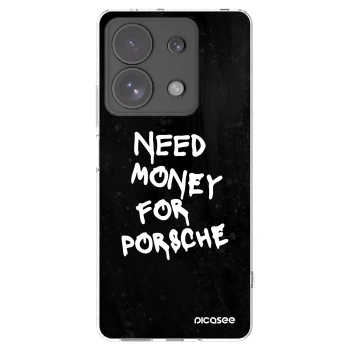Picasee husă transparentă din silicon pentru Xiaomi Redmi Note 13 Pro 4G - Black Dollar