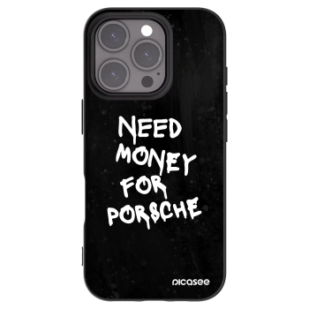 Picasee husă neagră din silicon pentru Apple iPhone 16 Pro - Black Dollar