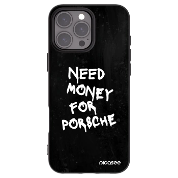 Picasee husă neagră din silicon pentru Apple iPhone 16 Pro Max - Black Dollar
