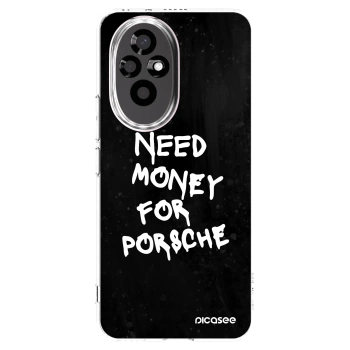 Picasee husă transparentă din silicon pentru Honor 200 5G - Black Dollar
