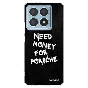 Picasee husă transparentă din silicon pentru Xiaomi 14T Pro - Black Dollar