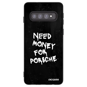 Picasee husă neagră din silicon pentru Samsung Galaxy S10 G973 - Black Dollar