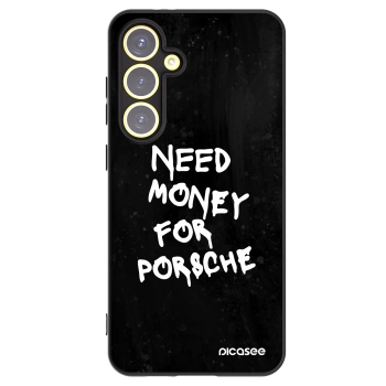Picasee husă neagră din silicon pentru Samsung Galaxy S24 FE S721B - Black Dollar