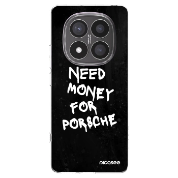 Picasee husă transparentă din silicon pentru Xiaomi Redmi Note 14 Pro+ 5G - Black Dollar