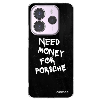 Picasee husă transparentă din silicon pentru Xiaomi Redmi Note 14 5G - Black Dollar