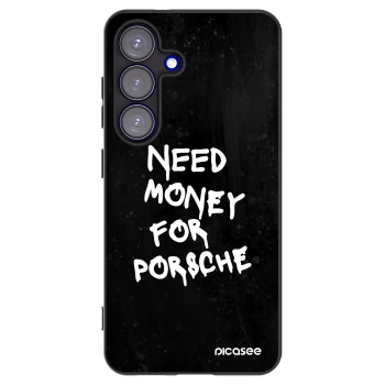 Picasee husă neagră din silicon pentru Samsung Galaxy S25 5G - Black Dollar
