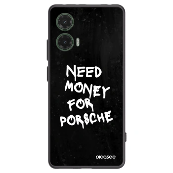 Picasee husă neagră din silicon pentru Motorola Moto G35 5G - Black Dollar