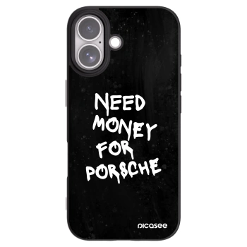 Picasee husă neagră din silicon pentru Apple iPhone 17 - Black Dollar