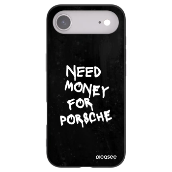 Picasee husă neagră din silicon pentru Apple iPhone Air - Black Dollar