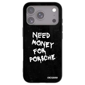 Picasee husă neagră din silicon pentru Apple iPhone 17 Pro - Black Dollar