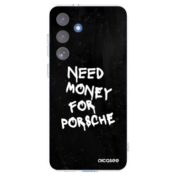 Picasee husă transparentă din silicon pentru Samsung Galaxy S25 FE 5G - Black Dollar