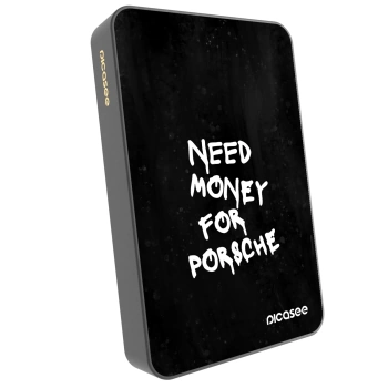 Picasee Powerbank cu MagSafe 10 000 mAh Gri - Black Dollar