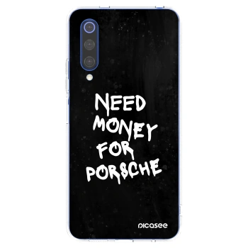 Picasee husă transparentă din silicon pentru Xiaomi Mi 9 SE - Black Dollar