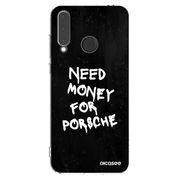 Picasee husă transparentă din silicon pentru Honor 20 Lite - Black Dollar