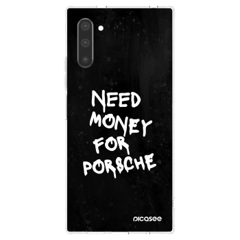 Picasee husă transparentă din silicon pentru Samsung Galaxy Note 10 N970F - Black Dollar