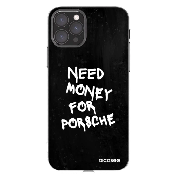 Picasee husă transparentă din silicon pentru Apple iPhone 11 Pro - Black Dollar