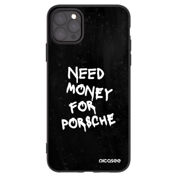 Picasee husă neagră din silicon pentru Apple iPhone 11 Pro Max - Black Dollar