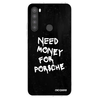 Picasee husă transparentă din silicon pentru Xiaomi Redmi Note 8 - Black Dollar