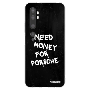Picasee husă transparentă din silicon pentru Xiaomi Mi Note 10 (Pro) - Black Dollar