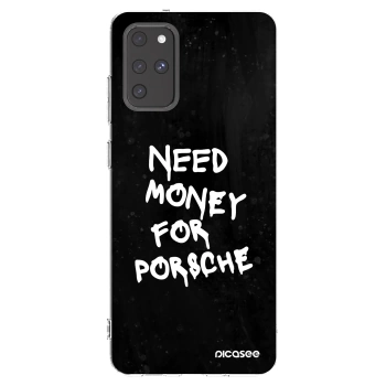 Picasee husă transparentă din silicon pentru Samsung Galaxy S20+ G985F - Black Dollar