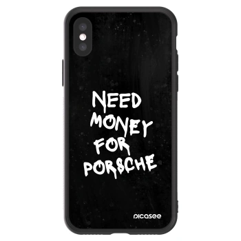 Picasee ULTIMATE CASE pentru Apple iPhone X/XS - Black Dollar