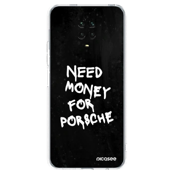 Picasee husă transparentă din silicon pentru Xiaomi Redmi Note 9 Pro - Black Dollar