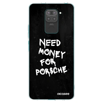 Picasee husă neagră din silicon pentru Xiaomi Redmi Note 9 - Black Dollar