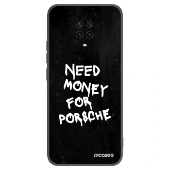 Picasee husă neagră din silicon pentru Xiaomi Redmi Note 9S - Black Dollar