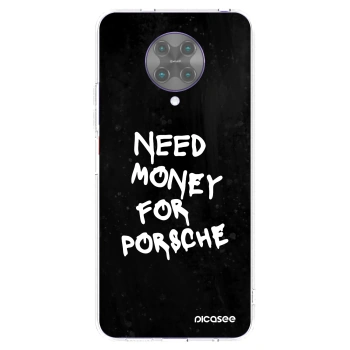 Picasee husă transparentă din silicon pentru Xiaomi Poco F2 Pro - Black Dollar