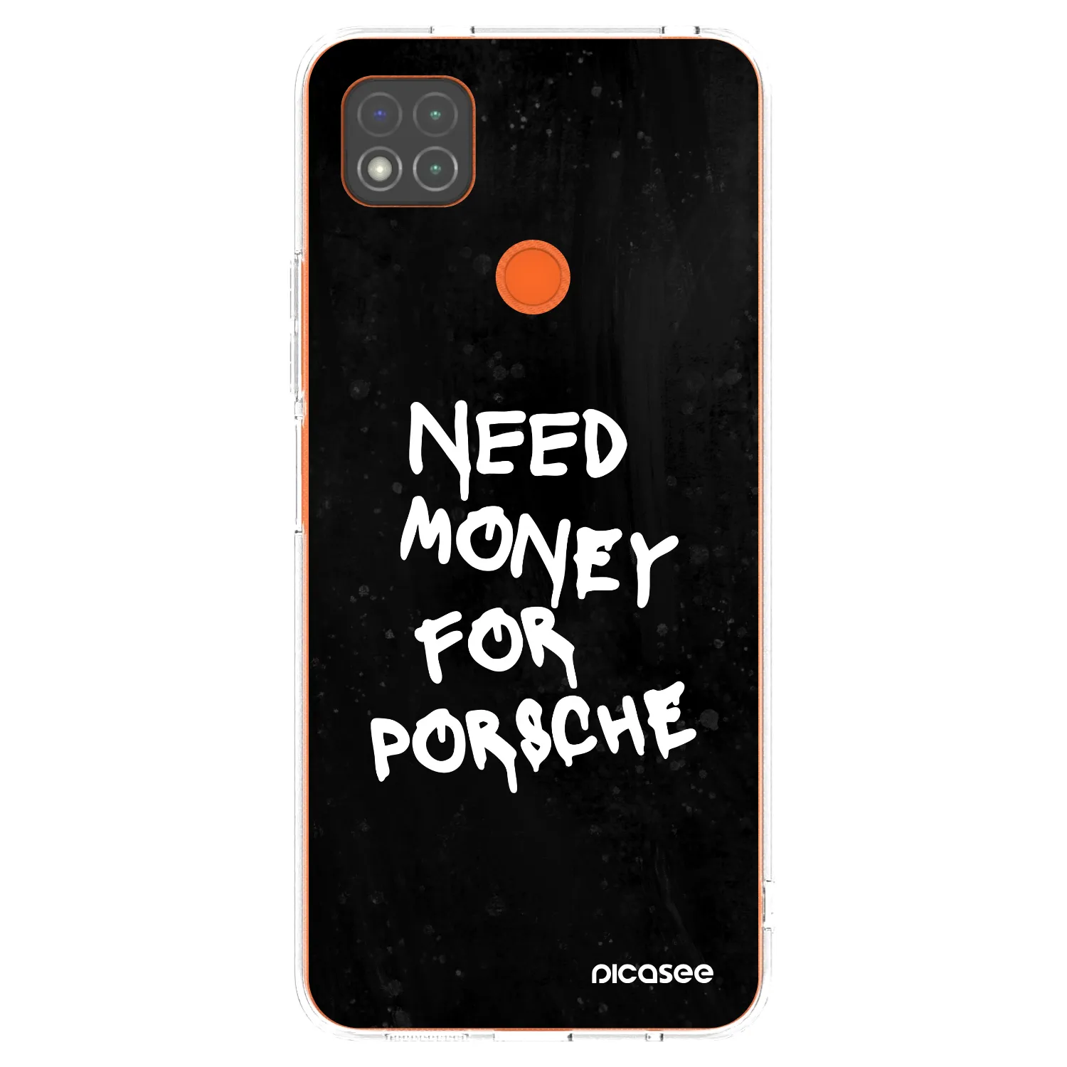 Picasee husă transparentă din silicon pentru Xiaomi Redmi 9C - Black Dollar
