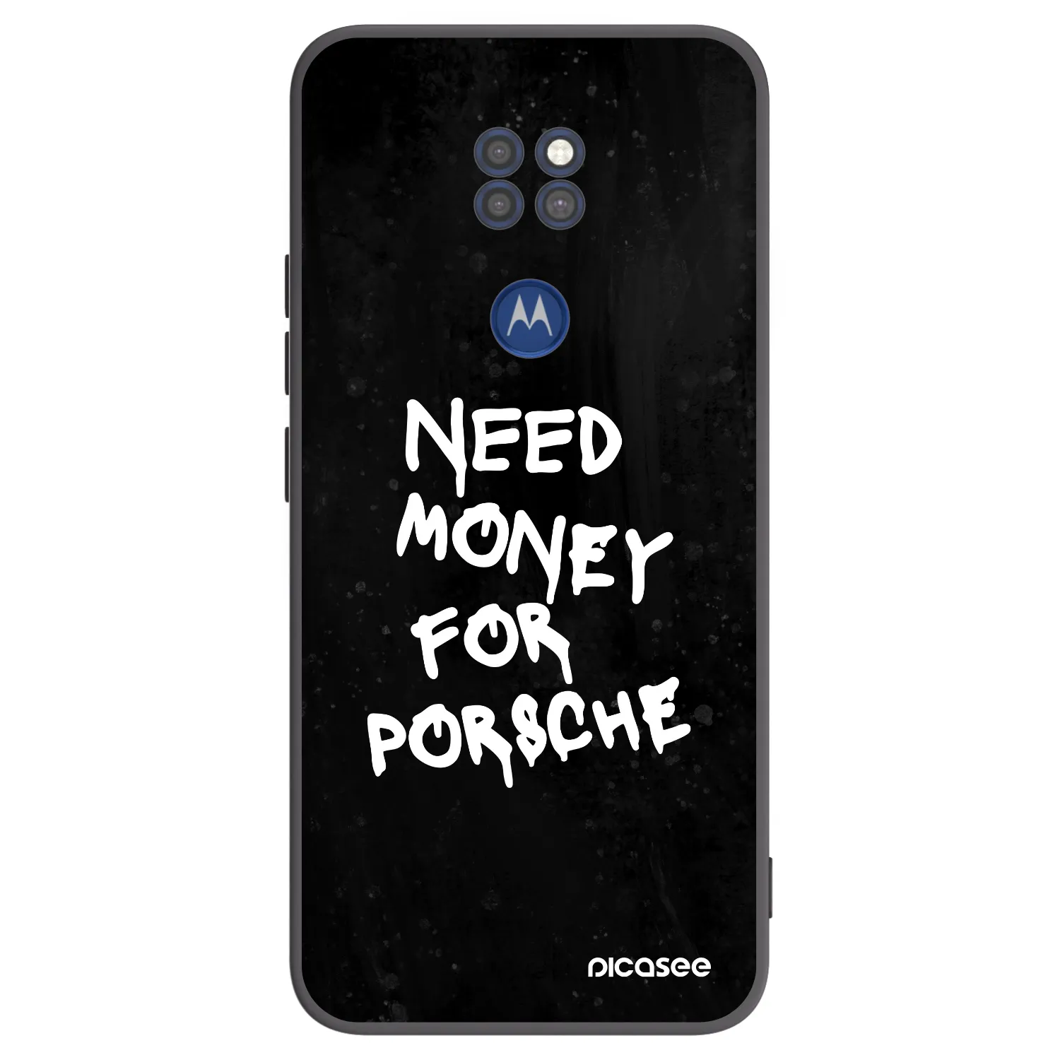 Picasee husă neagră din silicon pentru Motorola Moto G9 Play - Black Dollar
