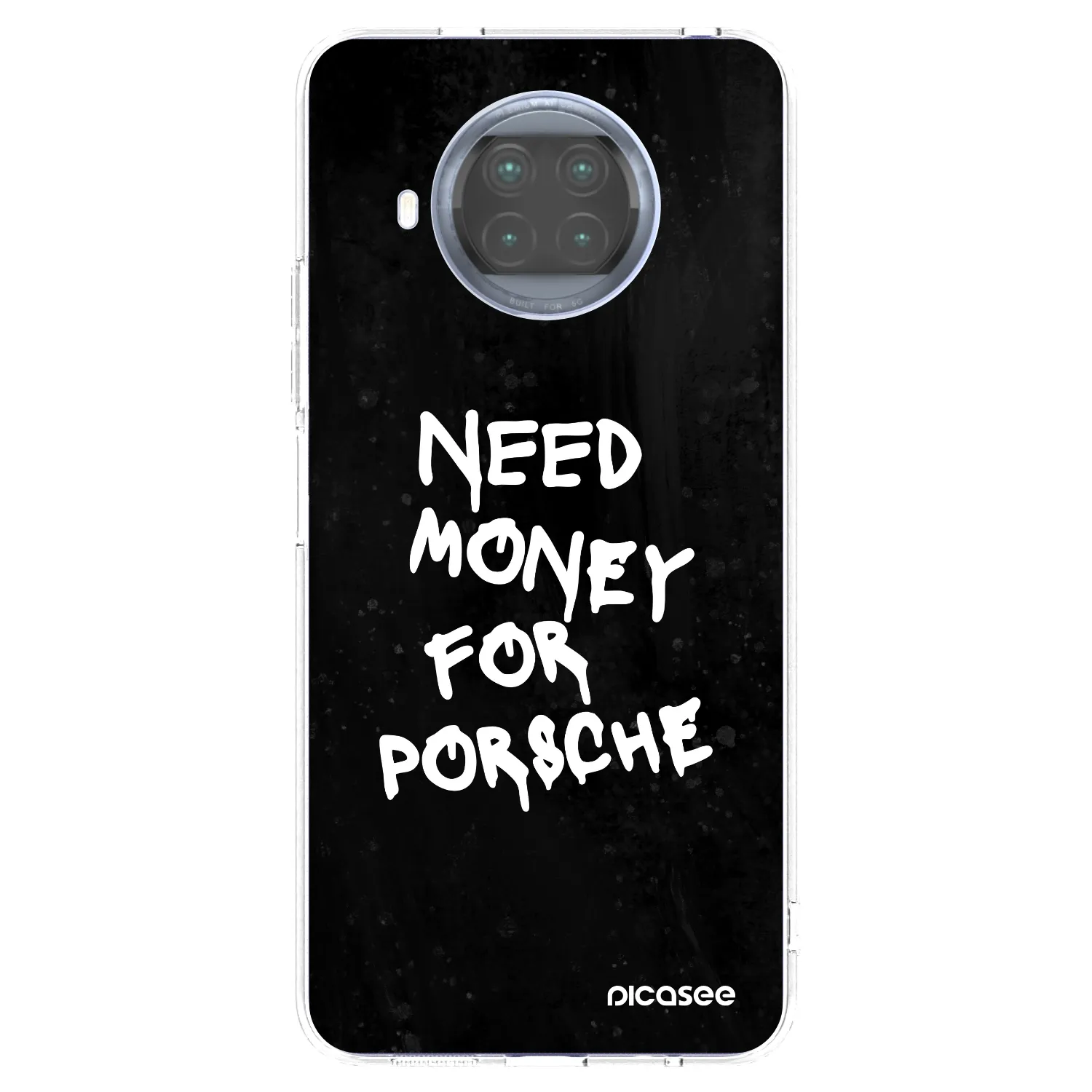 Picasee husă transparentă din silicon pentru Xiaomi Mi 10T Lite - Black Dollar