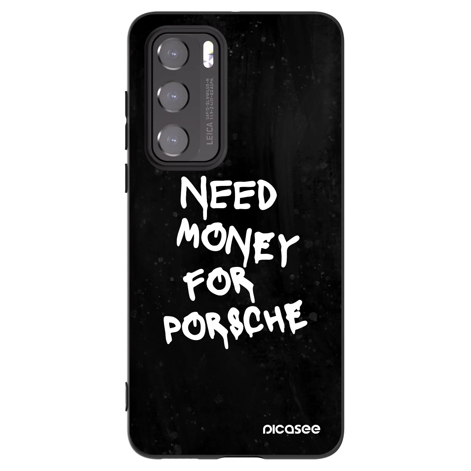 Picasee husă neagră din silicon pentru Huawei P40 - Black Dollar