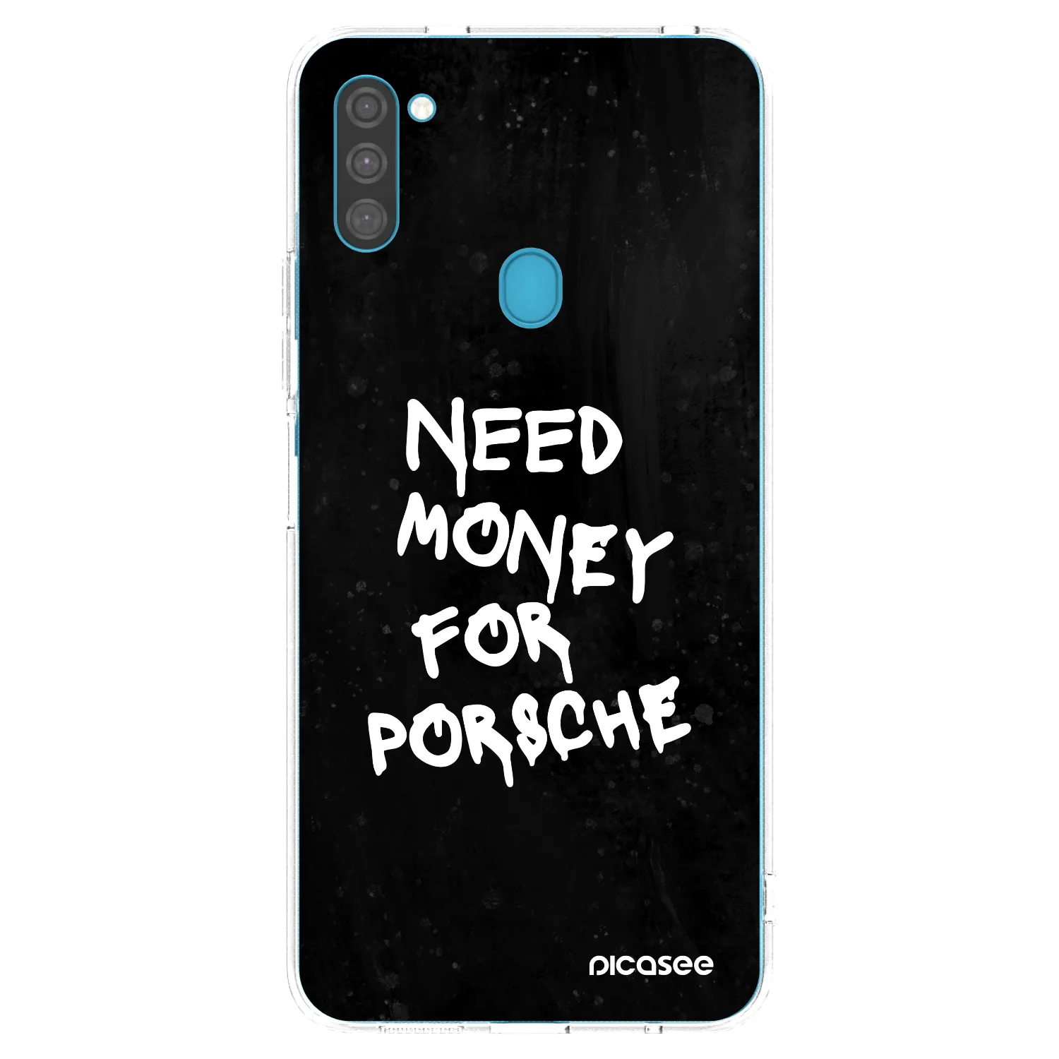 Picasee husă transparentă din silicon pentru Samsung Galaxy M11 - Black Dollar