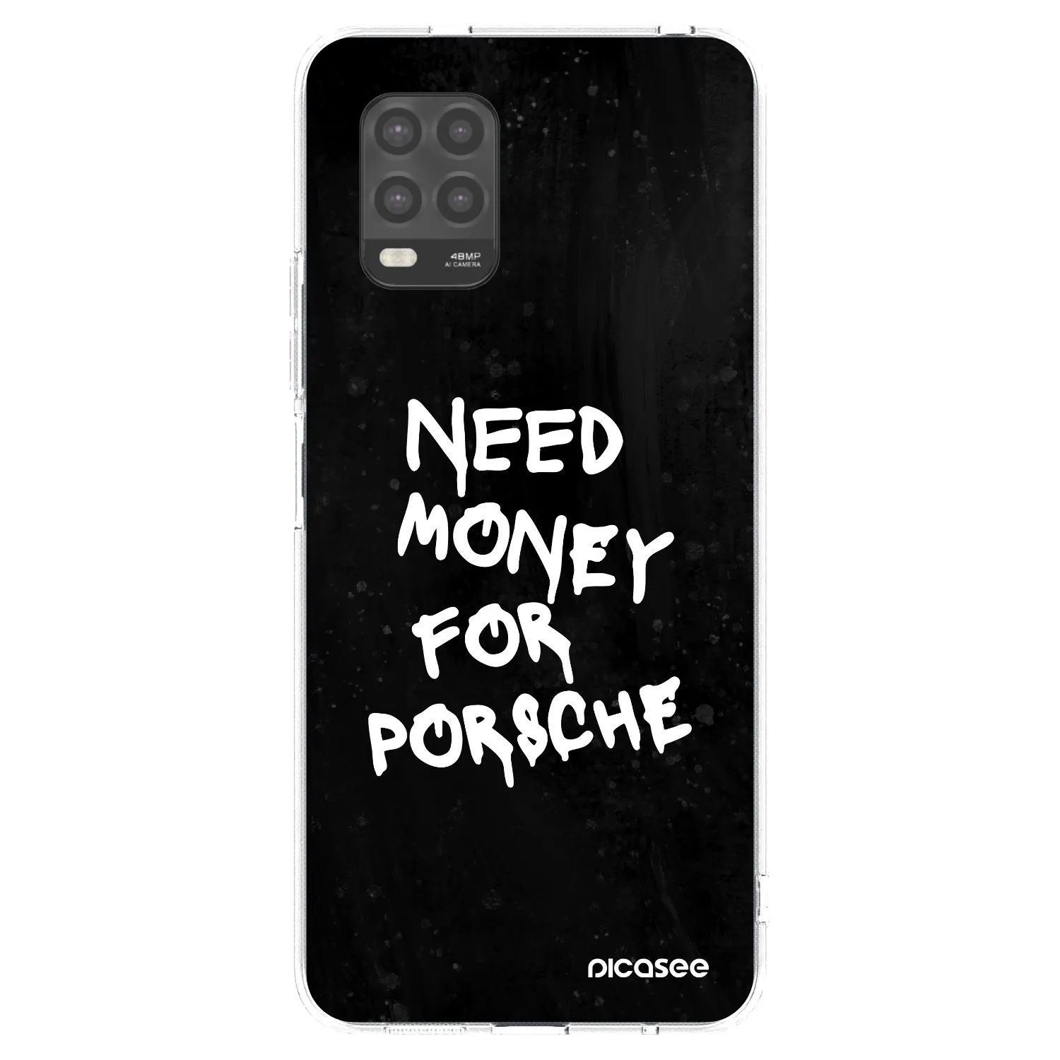 Picasee husă transparentă din silicon pentru Xiaomi Mi 10 Lite - Black Dollar