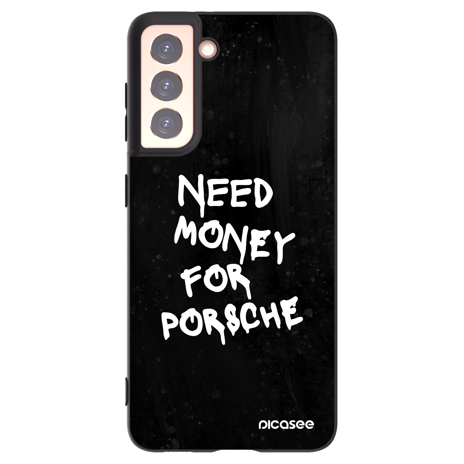 Picasee husă neagră din silicon pentru Samsung Galaxy S21 5G G991B - Black Dollar