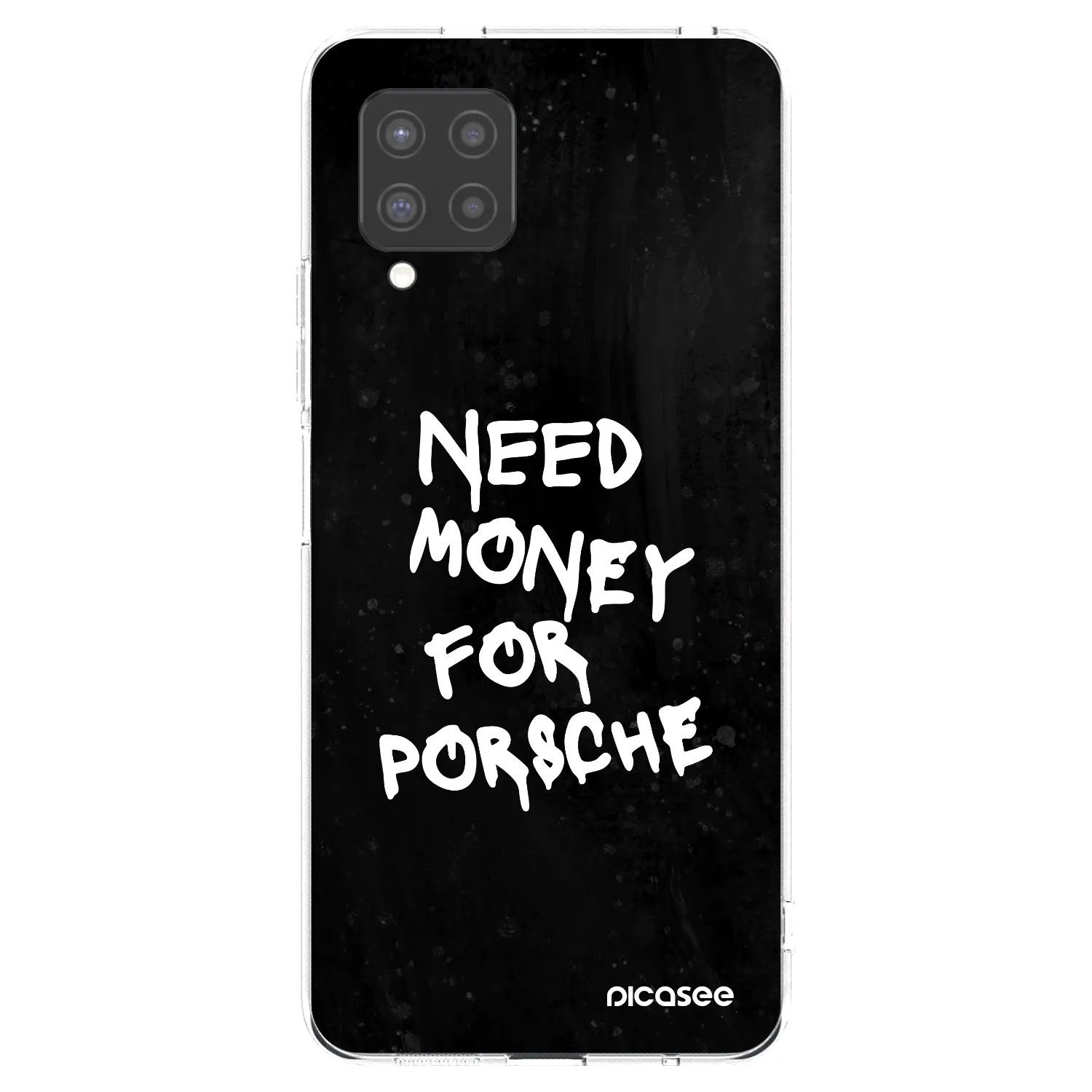 Picasee husă transparentă din silicon pentru Samsung Galaxy A42 A426B - Black Dollar